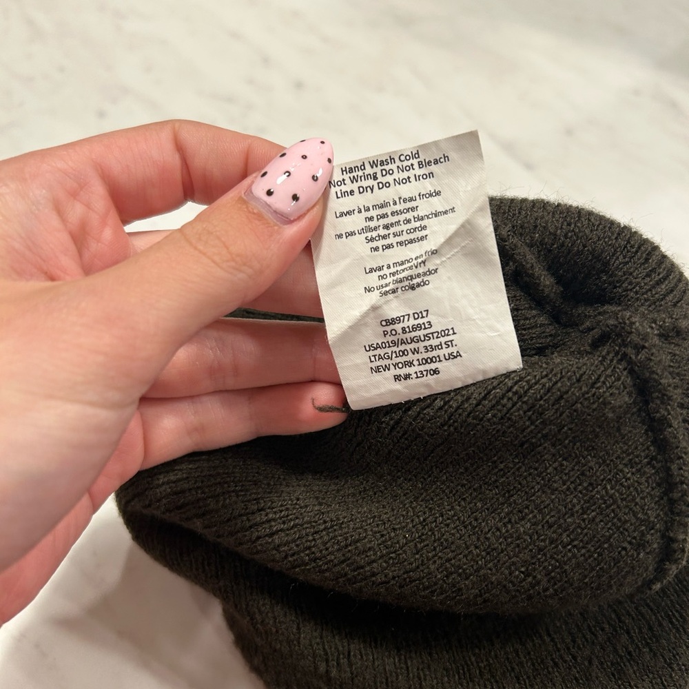 Carhartt Toddler Beanie Chocolate Brown OS - Picture 4 of 4